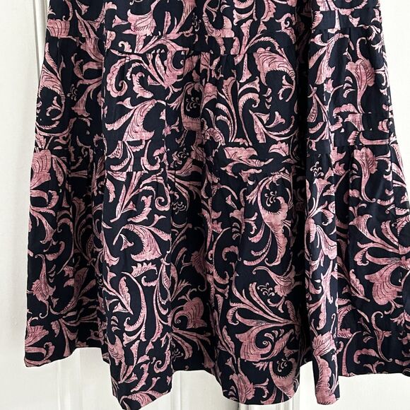 Anthropologie Somerset Maxi Dress Size 1x Smocked Waist Tiered A-Line Floral - Picture 5 of 11